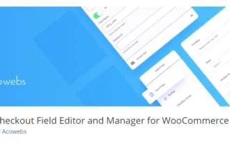 Acowebs Checkout Editor